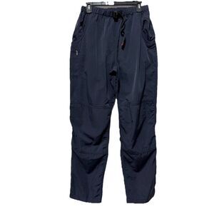 The North Face Womens L Outdoor Hiking Cargo Pants Navy Blue Belt